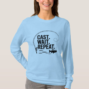 Minimalist Fishing T-Shirt -Simple Outdoor Style