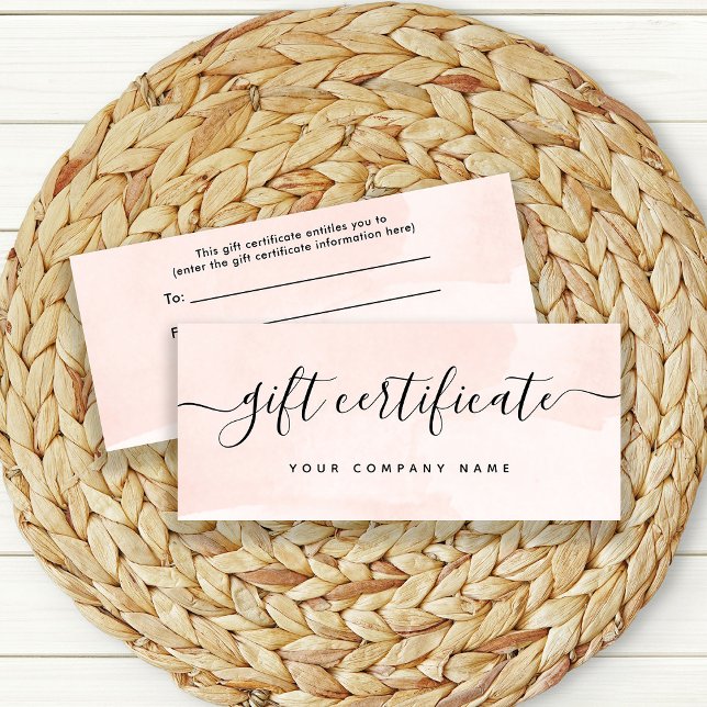 Minimalist Flair Blush | Gift Certificate (Creator Uploaded)