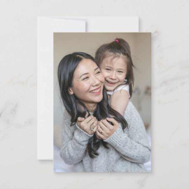 Minimalist Flat Thank You Card (Front)