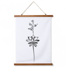 “Minimalist Floral Line Art” Elegant Design