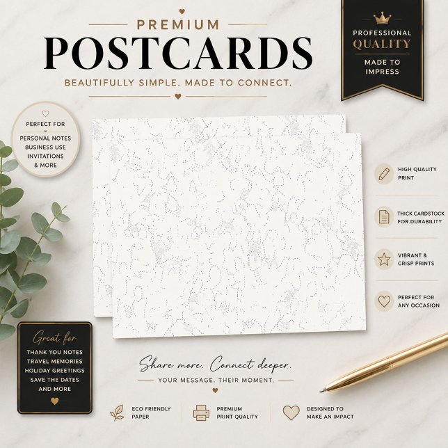 Minimalist Floral Luxury Postcard (Creator Uploaded)