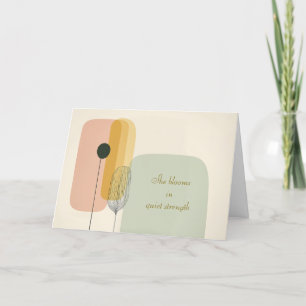 Minimalist Floral Mother’s Day Card – She Blooms 3