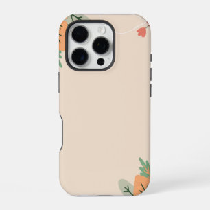 Minimalist Floral Pattern Background iPhone 16 Pro Case