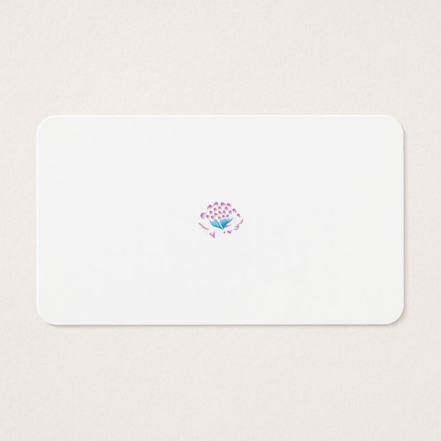 Minimalist Floral Profile Cards | Chic Branding (Front)
