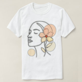 Minimalist Floral T-Shirt