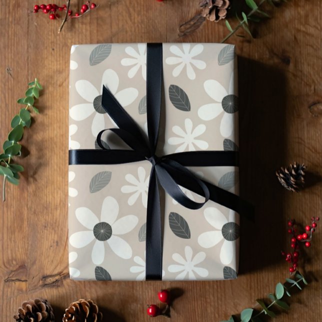 Minimalist Floral Wrapping Paper  (Creator Uploaded)