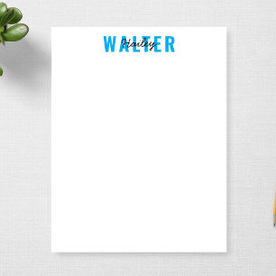 Minimalist For Office or Personal Use Personalised Notepad