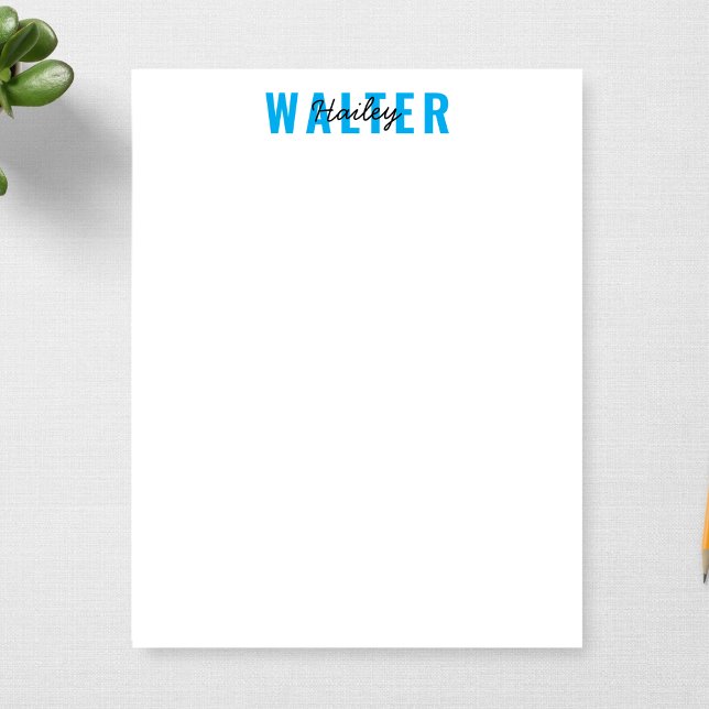 Minimalist For Office or Personal Use Personalised Notepad (Creator Uploaded)