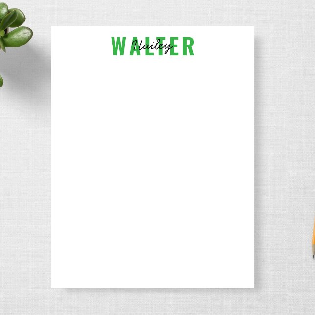 Minimalist For Office or Personal Use Personalised Notepad (Creator Uploaded)