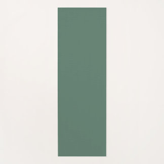 Minimalist Forest Green Yoga Mat