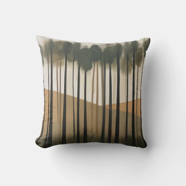 Minimalist Forest Hills Pillow (Front)
