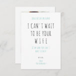 Minimalist Funny Handwriting Future Husband Wife<br><div class="desc">Minimalist Funny Handwriting Future Husband Wife. IMPORTANT NOTICE: This design is part of a collection and has other coordinated elements that you can find in my store. Sometimes it can be difficult to aesthetically align and put texts or initials on the designs, if so tell me and I'll do it...</div>