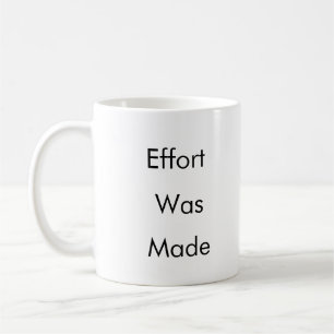 Minimalist Funny Sarcastic Lazy Genius Coffee Mug