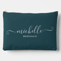 Minimalist Gemstone Green Personalised Bridesmaid