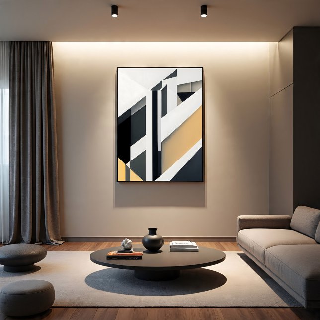 Minimalist Geometric Abstract Poster (Creator Uploaded)