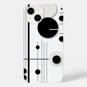Minimalist Geometric Circle Symphony Lines Case-Mate iPhone 14 Case