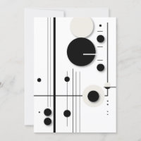 Minimalist Geometric Circle Symphony Lines