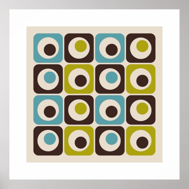 Minimalist Geometric Design Poster (Front)