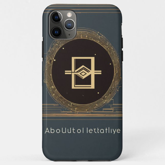 Minimalist Geometric Logo: AbsolutelyRelative Case-Mate iPhone Case (Back)