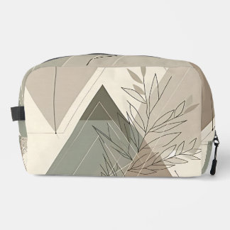 Minimalist Geometric Nature-Inspired Dopp Kit