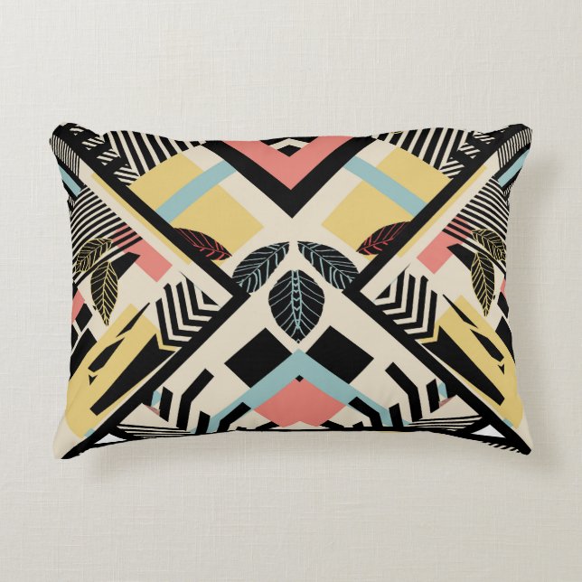 Minimalist Geometric: Pattern Design Decorative Cushion (Front)