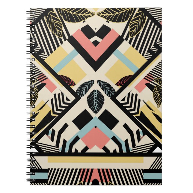 Minimalist Geometric: Pattern Design Notebook (Front)