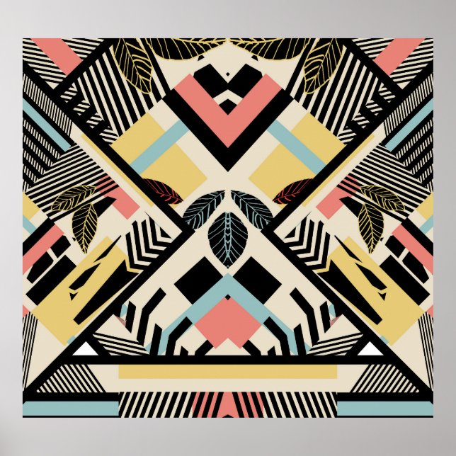 Minimalist Geometric: Pattern Design Poster (Front)