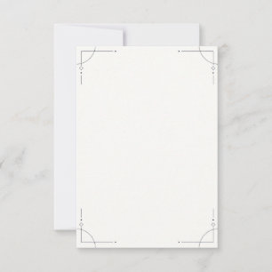 Minimalist Geometric RSVP Card