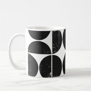 Minimalist geometric: Scandinavian semicircles. Coffee Mug
