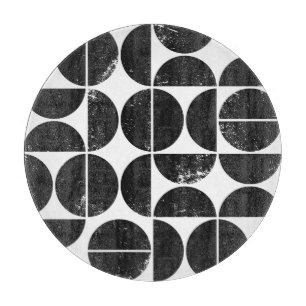 Minimalist geometric: Scandinavian semicircles. Cutting Board