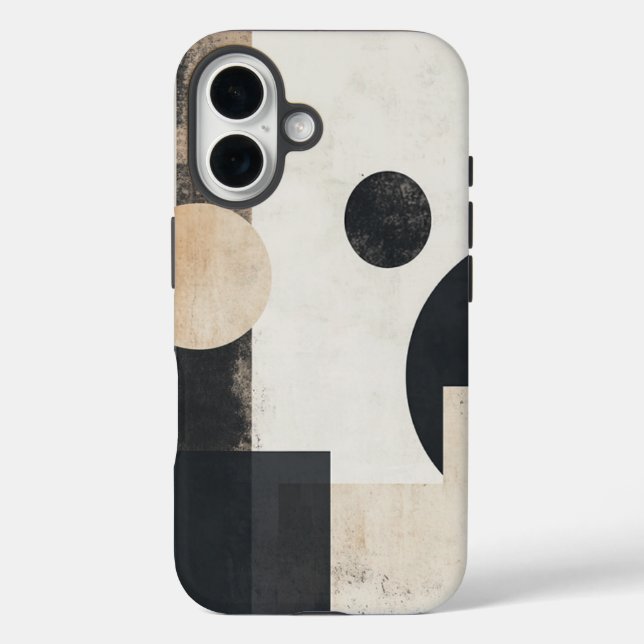 Minimalist Geometric | Sleek & Modern Abstract  Case-Mate iPhone Case (Back)