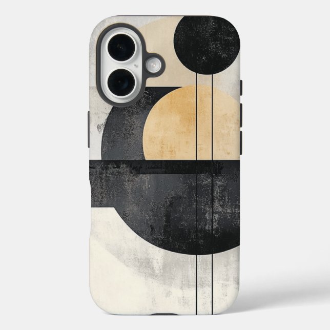 Minimalist Geometric | Sleek & Modern Abstract  Case-Mate iPhone Case (Back)