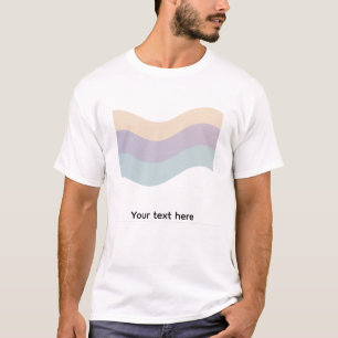 Minimalist Geometric Waves – Editable T-Shirt Temp