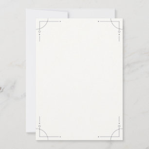 Minimalist Geometric Wedding Invitation