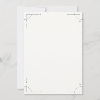 Minimalist Geometric Wedding Invitation