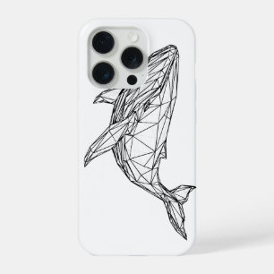 Minimalist Geometric Whale Phone Case