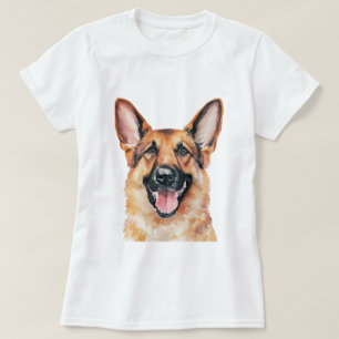 Minimalist German Shepherd Dog Inspired T-Shirt