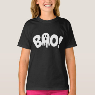 Minimalist Ghost Face Spooky Halloween Costume T-Shirt