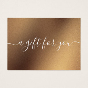 Minimalist Gift Certificate for Small Business