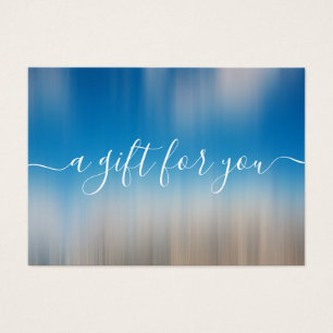 Minimalist Gift Certificate for Small Business