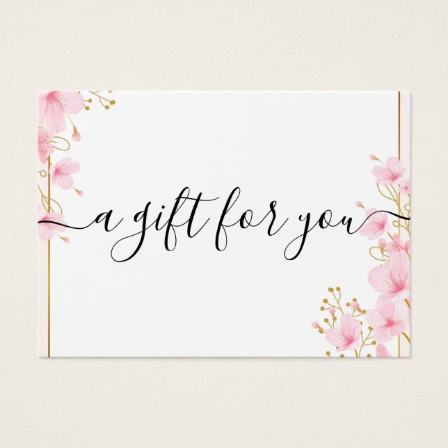 Minimalist Gift Certificate for Small Business (Front)