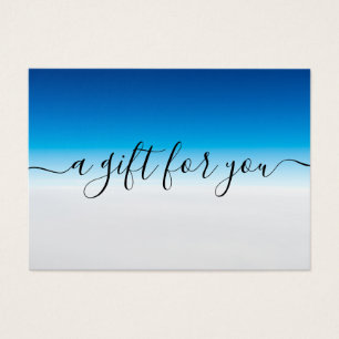 Minimalist Gift Certificate for Small Business