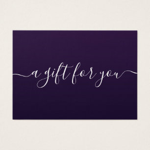 Minimalist Gift Certificate for Small Business