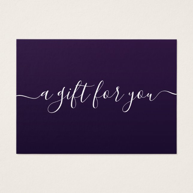 Minimalist Gift Certificate for Small Business (Front)