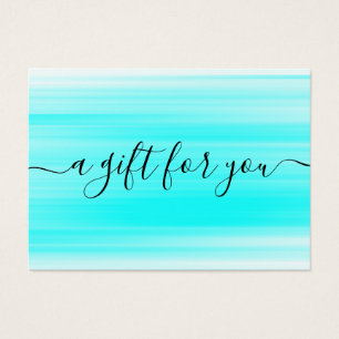 Minimalist Gift Certificate for Small Business