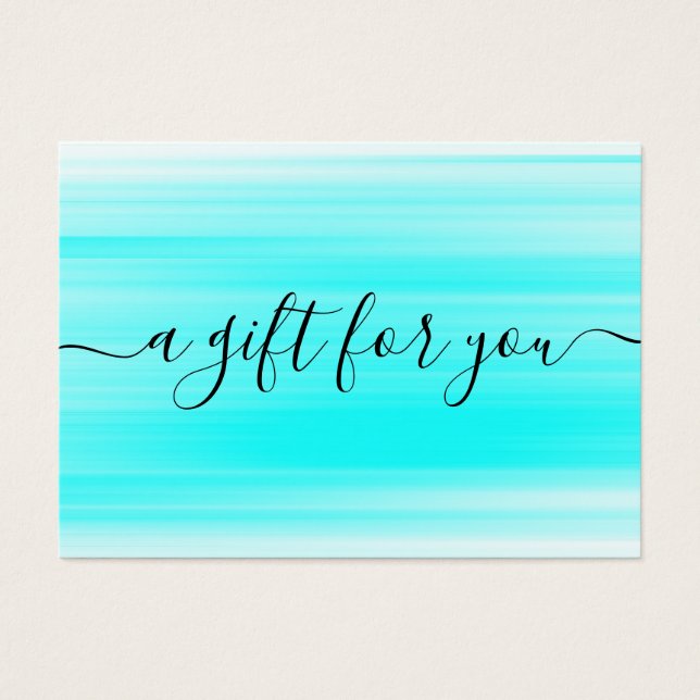Minimalist Gift Certificate for Small Business (Front)