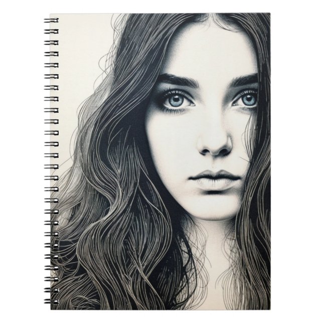 Minimalist Girl | Notebook Journal (Front)