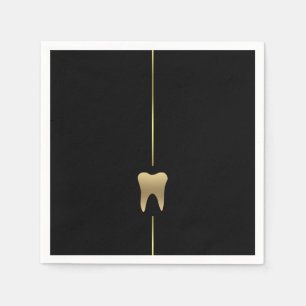Minimalist Gold Dental Napkins