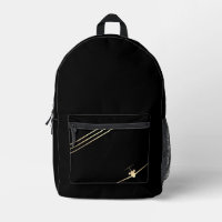 Minimalist Gold Jet Backpack