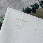 Minimalist Gold Please Note Our New Address Label<br><div class="desc">These minimalist gold please note our new address labels are perfect for a simple holiday card or moving announcement envelope. The design features classic gold and white typography paired with a rustic yet elegant script font with hand lettered style.</div>